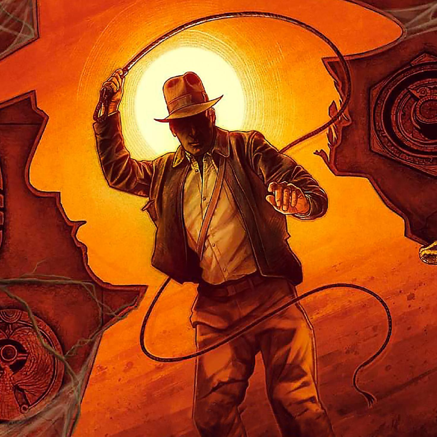 Ilustración de Indiana Jones