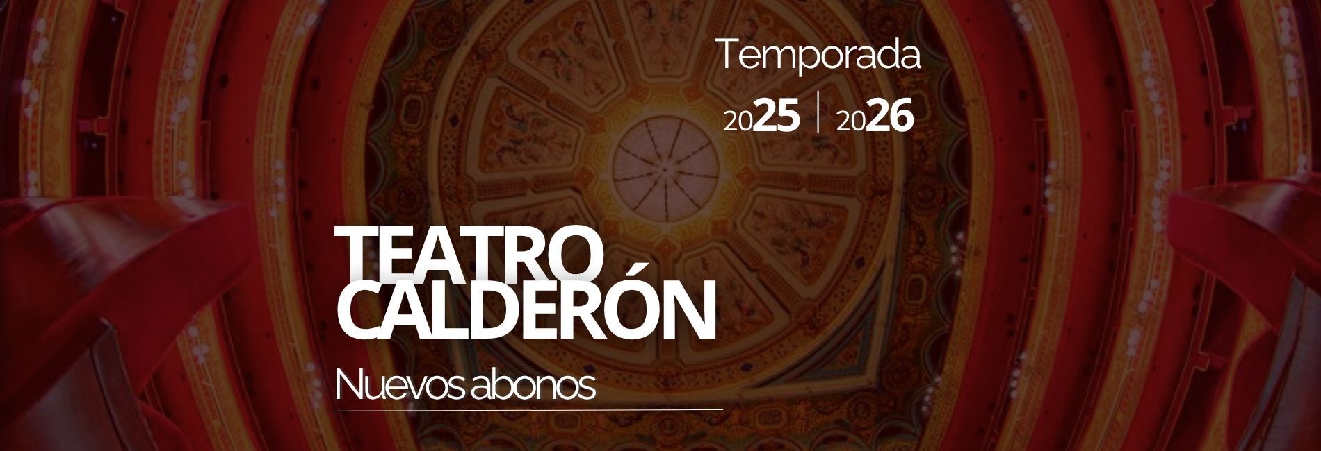 Abonos Teatro Calderón