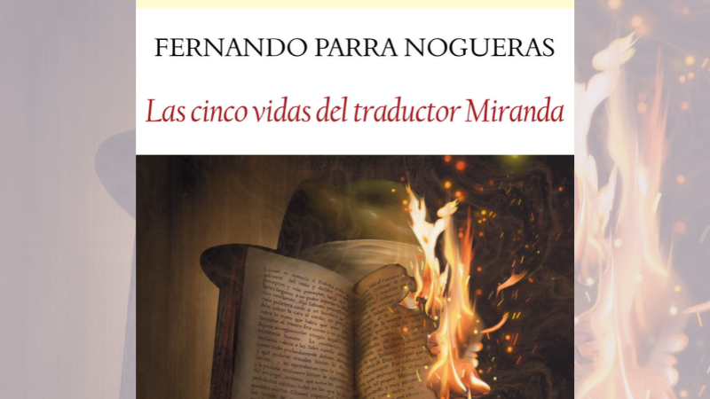 Portada de las cinco vidas del traductor Miranda