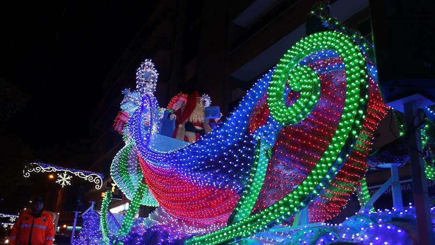 Cabalgata de Papá Noel en Valladolid