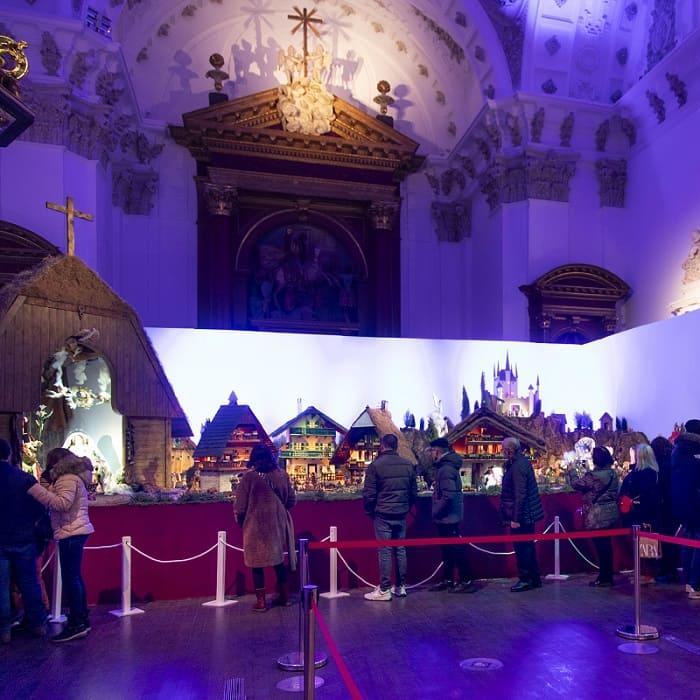 Belén monumental en la Sala de Exposiciones de Las Francesas