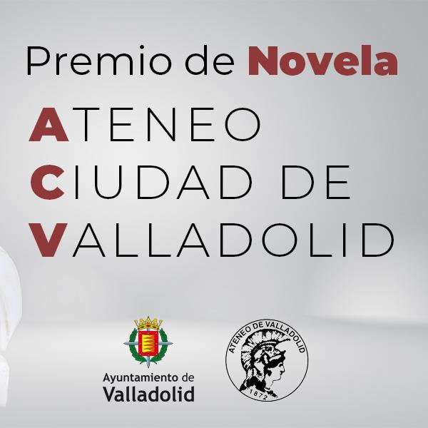 Cartel premio de novela ateneo ciudad de Valladolid 2024