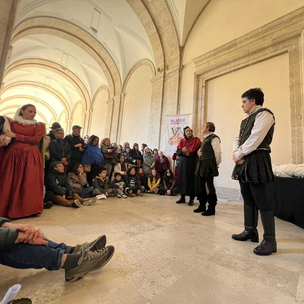 Representación de teatro en Museo Patio Herreriano