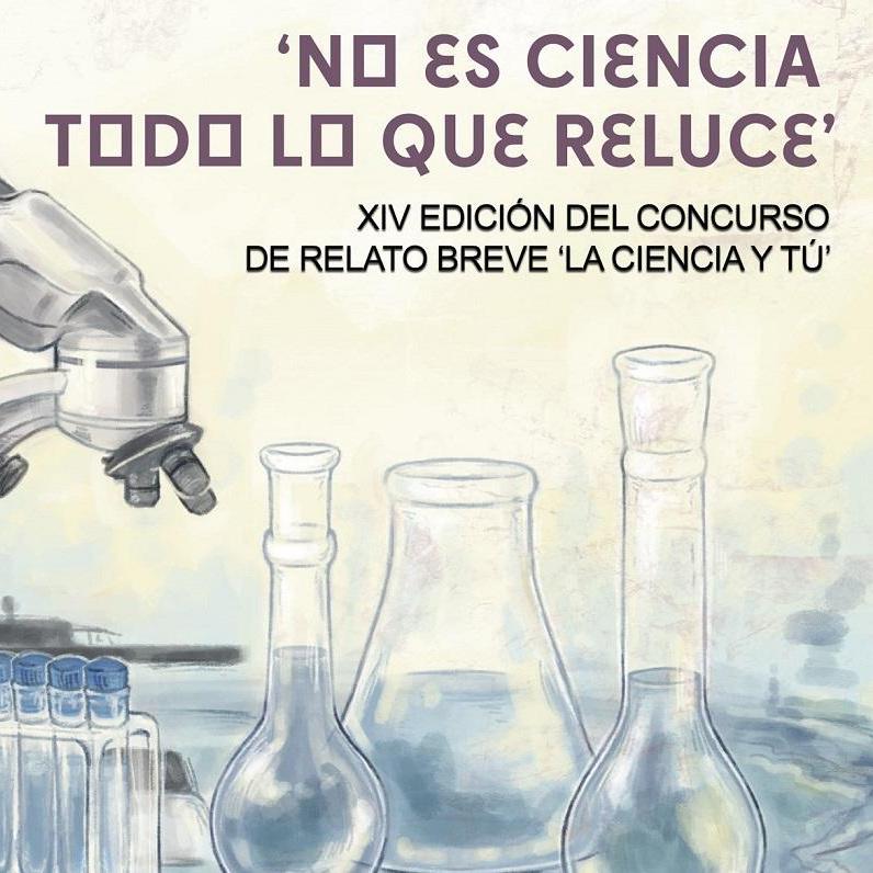 Cartel del concurso de relato 'La ciencia y tú '