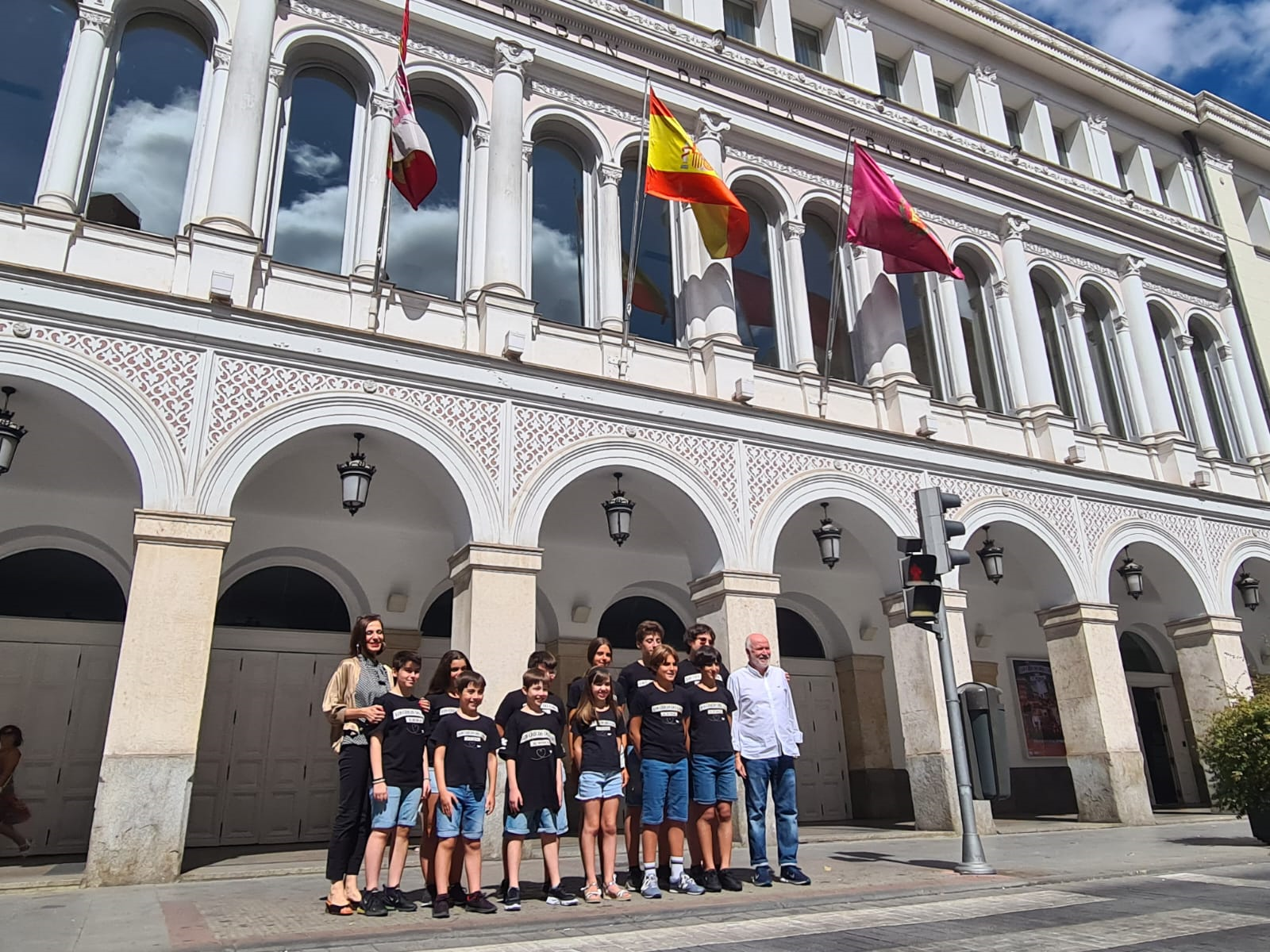 Reparto del musical Los chicos del Coro en el Teatro Calderón de Valladolid