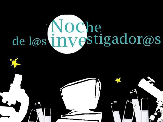 Cartel de la Noche Europea de los Investigadores en Museo de la Ciencia