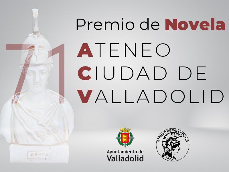 Cartel 71 Premio de Novela Ateneo Ciudad de Valladolid