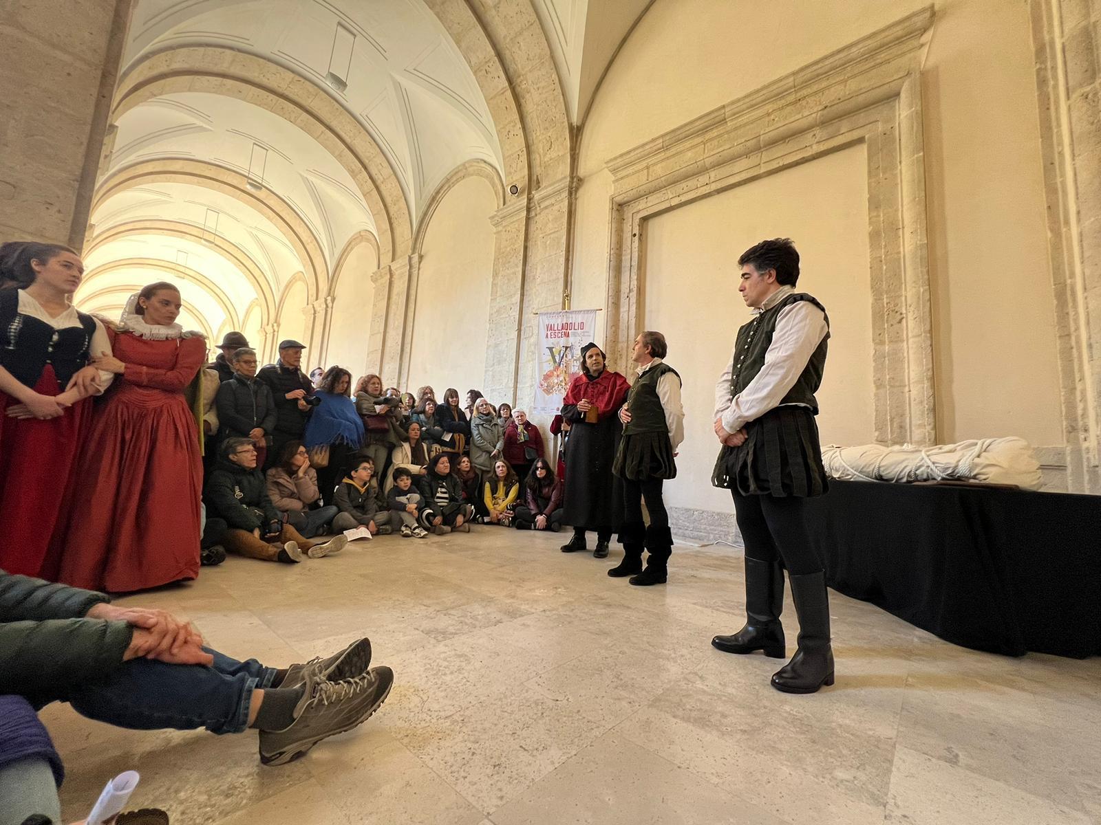 Representación de teatro en Museo Patio Herreriano